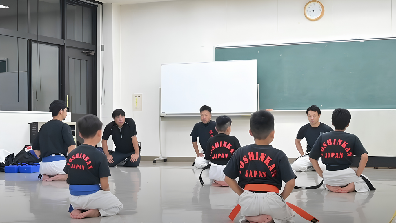 稽古挨拶風景